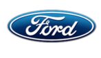 Ford logo in blue oval shape