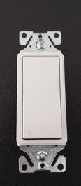 Electrical switch with metal frame