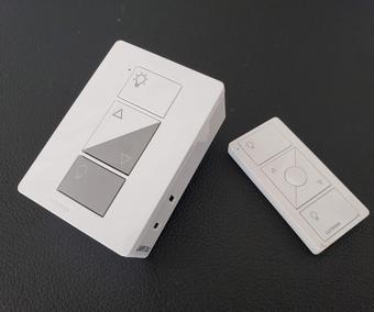 White remote controls for lighting
