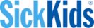 SickKids text logo with blue shading