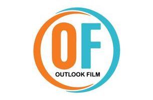 Outlook Film logo with orange and blue OF