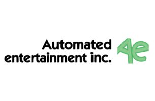 Automated Entertainment Inc. logo with green AE